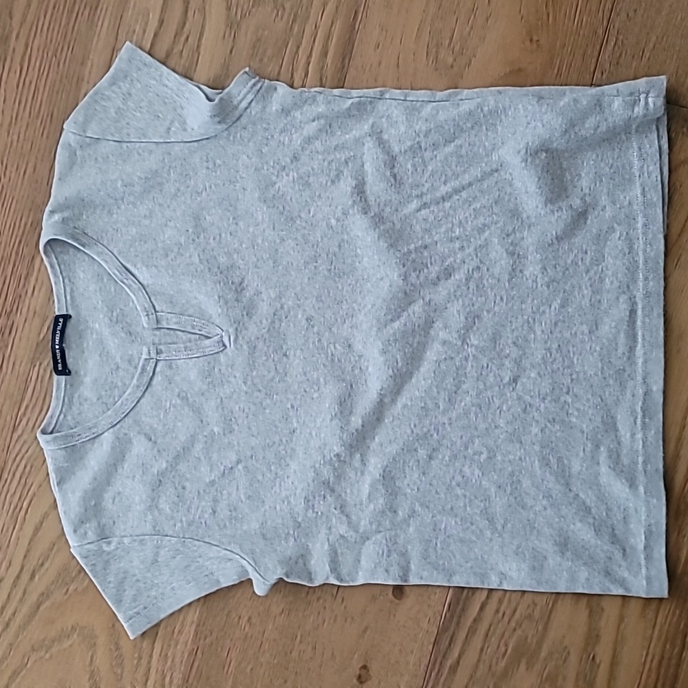 Brandy Melville grey baby tee